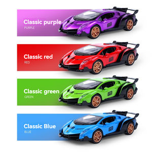 צעצוע מכוניות דגם יצוק 1:32 למבור ונונו עם צליל ואור לקשט דלתות קישוט פתוחות צעצועי רכב דגם מתכת - Product Image 6