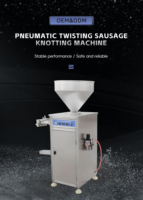Machine à farcir et à nouer les saucisses pneumatique automatique 30-120 mm pour la transformation de la viande à usage commercial