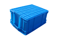 Caisses en plastique empilables et emboîtables de grande taille pour l'emballage logistique, 415*290*140 mm, boîtes de manutention, boîtes de rangement, sacs de transport pour le commerce électronique