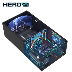 Simulador de movimiento HEROVR multijugador interior/exterior pantalla de película VR curvada teatro Orbital para montaña rusa educativa - Product Image 1