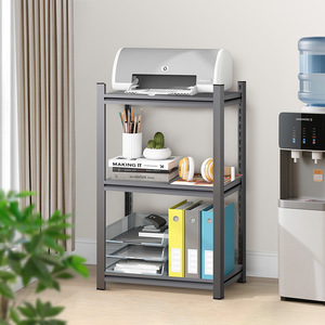 ชั้นวางของสำนักงาน 3 ชั้น ชั้นวางโลหะสำหรับเครื่องพิมพ์ เครื่องถ่ายเอกสาร คอมพิวเตอร์ พร้อมดีไซน์อเนกประสงค์ - Product Image 3