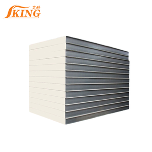 Panneau sandwich en <span class=keywords><strong>polyuréthane</strong></span> ISOKING 80 mm, isolation thermique pour la construction commerciale - Product Image 1