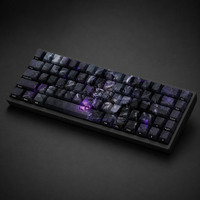 LOL Fright Night Annie 68 Key Custom PBT Dye Sublimation Keycap Set Cherry Profile for Mechanical Keyboard