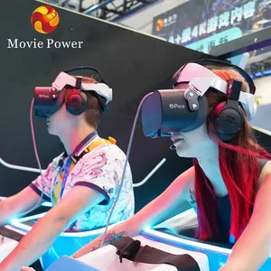 Công viên giải trí mô phỏng thực tế ảo cưỡi nhiều người đi xe không gian VR với 2 người và giải trí VR