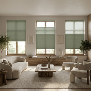 Persianas Modernas Inalámbricas de Poliéster con Diseño de Panal, Cortina Vertical para Ventana Francesa, Ecológica, Opaca, Personalizada, Fácil de Instalar - Product Image 3