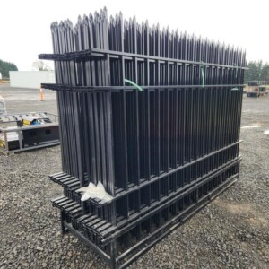 Hoch leistungs stahl Spaced Bar Pointed Pinnacle Metallzaun platte - Product Image 3