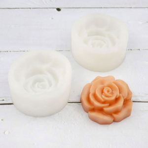 Molde de Resina 3D con Forma de Rosa Individual para Hacer Marcadores, Aromatizantes para Coche y Moldes de Silicona Hechos a Mano para Ascensores OEM/ODM - Product Image 2
