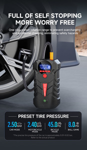 Herramientas de emergencia para coche, 6000mAh, 1000a, potenciador de batería de corriente máxima, arrancador de coche para teléfonos móviles con compresor de aire - Product Image 4