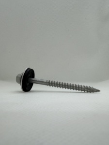 Tornillo autorroscante de acero inoxidable personalizable, varios tipos y materiales, tornillo para techos (con arandela adherida) - Product Image 1