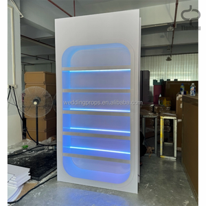 Soporte de <span class=keywords><strong>Vino</strong></span> Acrílico con Luces LED para Exhibición de Champán en Paredes, Ideal para Bodas y Eventos, <span class=keywords><strong>Precio</strong></span> de Fábrica - Product Image 4