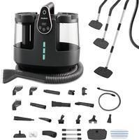 Nettoyeur de tapis portable à vapeur, puissant, pour nettoyage à sec et humide, professionnel, pour tissus, tapis, canapés