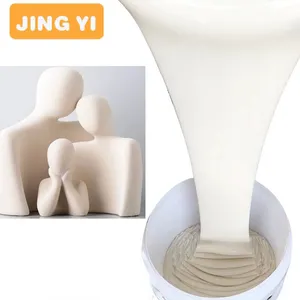 Fábrica Preço barato Atacado Top RTV 2 silicone para estatuas de gesso molde gesso Artesanato molde fazendo borracha de silicone líquido