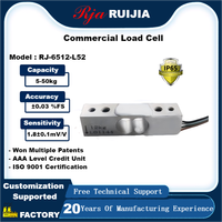 Capteur de force commercial numérique de haute précision personnalisé RJ6512-L52 portée 50kg balance électronique capteur de pesage et cellule de charge