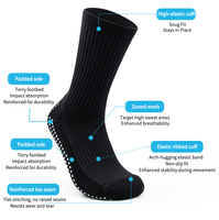 Chaussettes de football personnalisées avec logo OEM Glacier 2026, chaussettes de sport antidérapantes, chaussettes de football pour homme