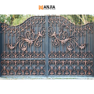 Rénovation architecturale Résidentiel Taille personnalisée Porte principale Porte d'entrée principale Sécurité Porte principale en <span class=keywords><strong>fer</strong></span> Portes extérieures avant en <span class=keywords><strong>fer</strong></span> - Product Image 3