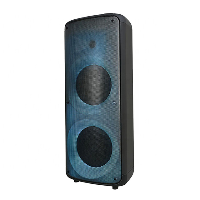 M New Mobile Double 10 Inches Wireless Trolley Speaker Outdoor Party Bt Karaoke Speakers
