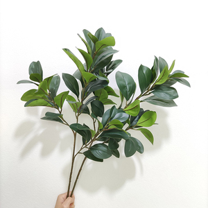 Cành Cây Nhân Tạo Trang Trí Hàng Đầu Cành Cây Cảm Ứng Thật Lá Để Trang Trí Nhà - Product Image 1