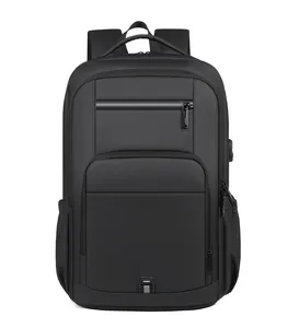 防水商务背包带USB充电端口防盗智能15.6英寸男士笔记本背包