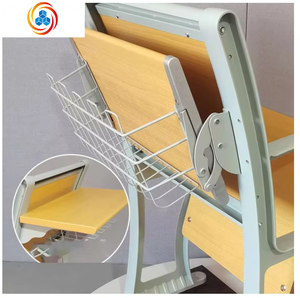 Meubles multifonctionnels modernes pour lycée, bureau et chaise pliables pour étudiants, chaise d'auditorium en bois avec accoudoirs, chambre à coucher - Product Image 5