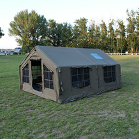 Forerunner Extra-Large 9 + 9 Air Tente Durable Imperméable Coupe-Vent Oxford Tissu Détachable Conception Camping En Plein Air Peut Accueillir