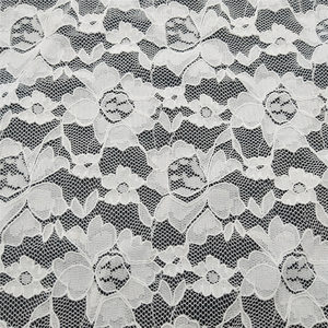 Dentelle française blanche en nylon tricoté, dentelle de luxe traditionnelle pour la décoration de la maison, décoration décontractée et utilisation pour les fêtes - Product Image 3