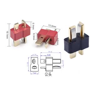 Juego de Conectores en T Chapados en Oro AM1015-M AM1015-F de Amass, Corriente Continua de 20A para Batería LiPo RC - Product Image 5