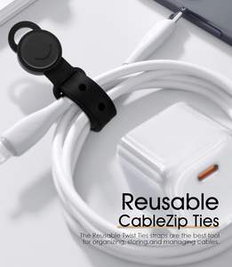 YDS <span class=keywords><strong>Ties</strong></span> ords <span class=keywords><strong>Ties</strong></span> order مع مغناطيس قوي للتعليق على سماعة أذن أسلاك بيانات الكمبيوتر - Product Image 3