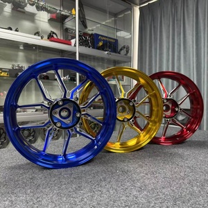 ชุดล้อหน้าและหลังอะลูมิเนียมอัลลอย CNC สำหรับ Yamaha XMAX300 และ <span class=keywords><strong>Forza</strong></span> 350 รุ่นอัพเกรด จากประเทศจีน - Product Image 2