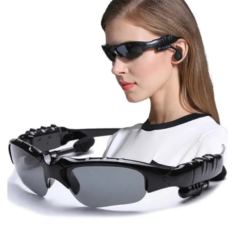 인기 있는 야외 사이클링 패션 스포츠 안경 무선 헤드폰 스마트 블루투스 선글라스