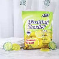 Détergent à lessive en poudre concentré écologique en gros, parfum naturel citron et lavande, facile à rincer, emballage en vrac