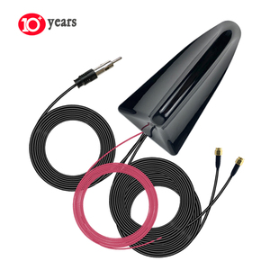 <span class=keywords><strong>Antenne</strong></span> combinée Shark Fin Jaso Din 4185, 160*80*85mm, ABS+Métal, 360g, fixation par vis, 10.5-16V, <span class=keywords><strong>75</strong></span> <span class=keywords><strong>Ohm</strong></span>, modèle voiture FM AM - Product Image 3