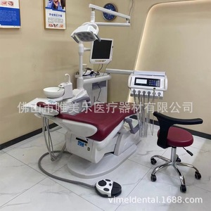 Fauteuil dentaire certifié ISO avec table, matériaux de traitement oral en métal, fauteuil dentaire et machine de qualité - Product Image 4