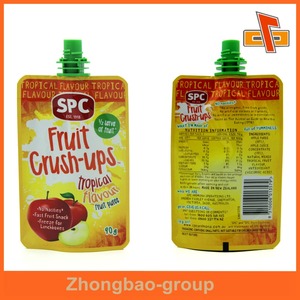 Personalizado de plástico con cierre hermético bolsa de jugo para jugo de fruta 90ml - Product Image 2