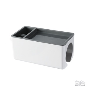 Support mural de rangement pour sèche-cheveux de haute qualité, sans perçage, en plastique, pour salle de bain - Product Image 5