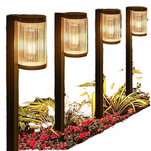 Lot de 6 lampes solaires d'extérieur super lumineuses, étanches IP65, 12 heures d'autonomie, pour allées de jardin, aménagement paysager, éclairage décoratif WADE-JS - Product Image 1