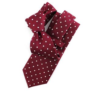 <span class=keywords><strong>Corbata</strong></span> <span class=keywords><strong>de</strong></span> Seda Hecha a Mano en China, Diseño Retro <span class=keywords><strong>de</strong></span> Moda, <span class=keywords><strong>Siete</strong></span> <span class=keywords><strong>Pliegues</strong></span>, Clásica Blanca con Lunares Rojos, Corbatas <span class=keywords><strong>de</strong></span> Lujo para Hombre - Product Image 1