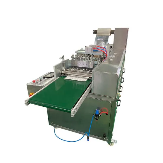 Alcohol swabs making and wrapping machine