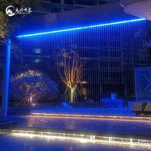 Fontaine à rideau <span class=keywords><strong>d</strong></span>'<span class=keywords><strong>eau</strong></span> numérique LED, spectacle <span class=keywords><strong>d</strong></span>'<span class=keywords><strong>eau</strong></span> musicale programmable pour événements commerciaux - Product Image 2
