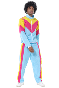 Halloween rétro Hip Hop danse Performance Costumes 1970's <span class=keywords><strong>Carnaval</strong></span> <span class=keywords><strong>Disco</strong></span> Cosplay Vêtements - Product Image 4