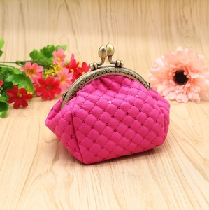 Borsetta corea con reticolo e paillettes borsa portaoggetti <span class=keywords><strong>a</strong></span> scacchi geometrico Mini portamonete <span class=keywords><strong>chiusura</strong></span> <span class=keywords><strong>a</strong></span> <span class=keywords><strong>scatto</strong></span> rossetto borsa da donna portafogli - Product Image 3