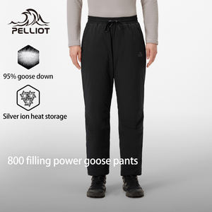<span class=keywords><strong>Pantaloni</strong></span> Outdoor in Piuma PELLIOT, Nuovi <span class=keywords><strong>Pantaloni</strong></span> Invernali da Uomo Caldi e Antivento, Leggeri con 800 Fill <span class=keywords><strong>Power</strong></span> in Piuma d'Oca, <span class=keywords><strong>Pantaloni</strong></span> da Escursionismo - Product Image 2