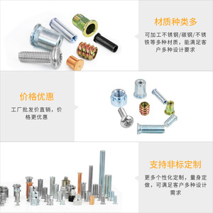 Fixations personnalisées non standard Luoshi Shield en acier au carbone, acier inoxydable, cuivre : vis, écrous, goujons, broches pour la communication - Product Image 4