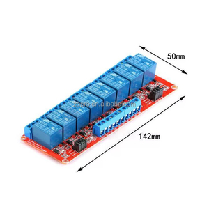 <span class=keywords><strong>Module</strong></span> relais Zopro 5V 12V 24V 8 canaux Montage <span class=keywords><strong>SMD</strong></span> Carte rouge Déclenchement haut/bas niveau Opto-isolé - Product Image 6