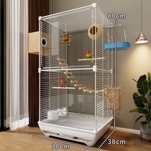 Vente en gros d'usine : Grande cage à oiseaux, cage à perroquets, cage portable, <span class=keywords><strong>cages</strong></span> à oiseaux métalliques d'extérieur pour l'élevage - Product Image 2