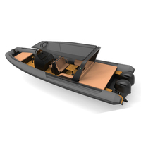 Bateau pneumatique rigide certifié CE 950 32 pieds 36 pieds 10,5 m en aluminium pour la pêche