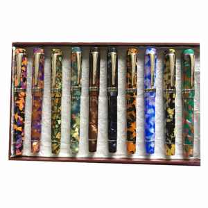 凯格卢奢华礼品钢笔316 + EF/F/<span class=keywords><strong>M</strong></span>笔尖全亚克力透明彩色书写金融专业学生 - Product Image 2