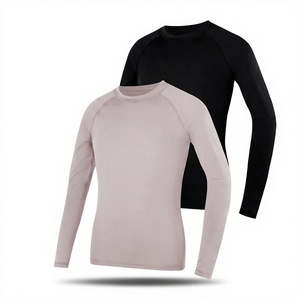 Camiseta Deportiva Unisex de Manga Larga Transpirable para MMA BJJ, Blanca y Negra, de Secado Rápido, Spandex/Poliéster, para Adultos - Product Image 6