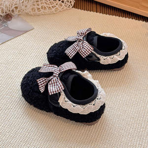 Bottes d'hiver chaudes doublées de polaire pour bébés filles, bottes de neige à semelle souple pour enfants - Product Image 5