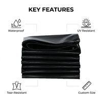 Housse de protection pour équipement mécanique de grande taille, tissu tissé Ripstop enduit de PVC, 100% polyester, poids moyen, tente de stockage extérieure