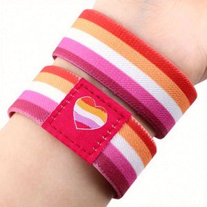 Custom Elastic Wristband <b>Rainbow</b> <b>Bracelet</b> NFC Rfid Wristband Men Armband Sport Wrist Band Elastic Bangle <b>Bracelet</b> - Product Image 6
